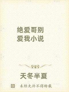絕愛(ài)哥別愛(ài)我小說(shuō)
